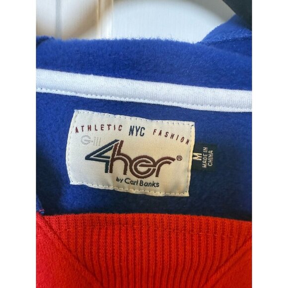 NHL New York Rangers Red Pullover Hoodie with Rangers Logo on Hood Womens M - Picture 4 of 13